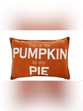 Pumpkin To My Pie Pillow